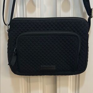 Vera Bradley black all in one crossbody wallet purse bag little hipster RFID